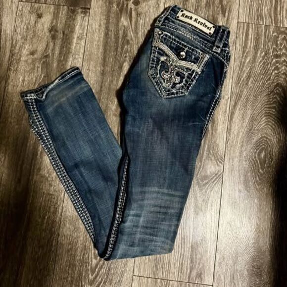 Rock Revival Jeans- Ellor Slim Boot- size 25 - Picture 1 of 5